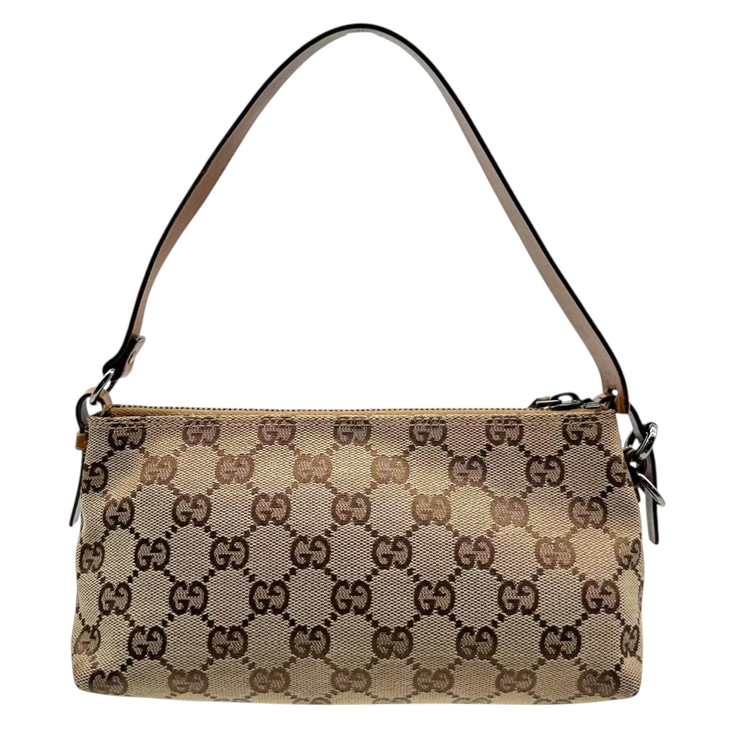Gucci Mini Bag Tan Monogram Leather Strap