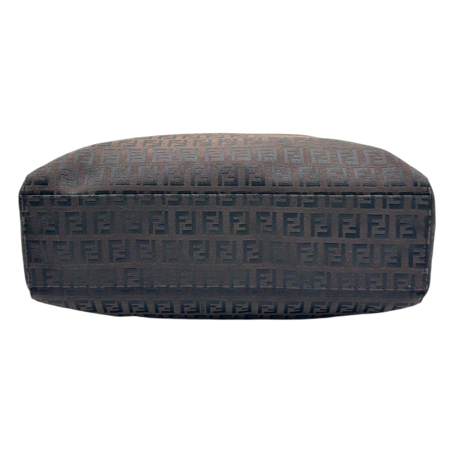Fendi Brown & Black Zucchino Monogram Small Tote Bag - Outfit Repeater