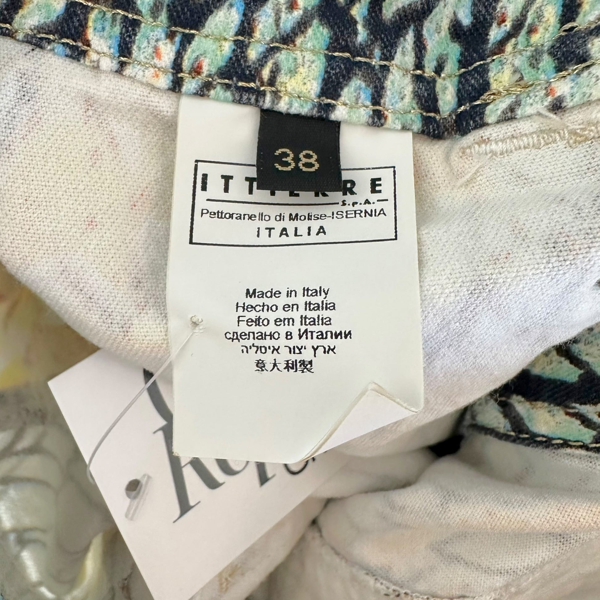 Just Cavalli Roberto Cavalli Blue & Yellow Scale Print Maxi Skirt - Outfit Repeater