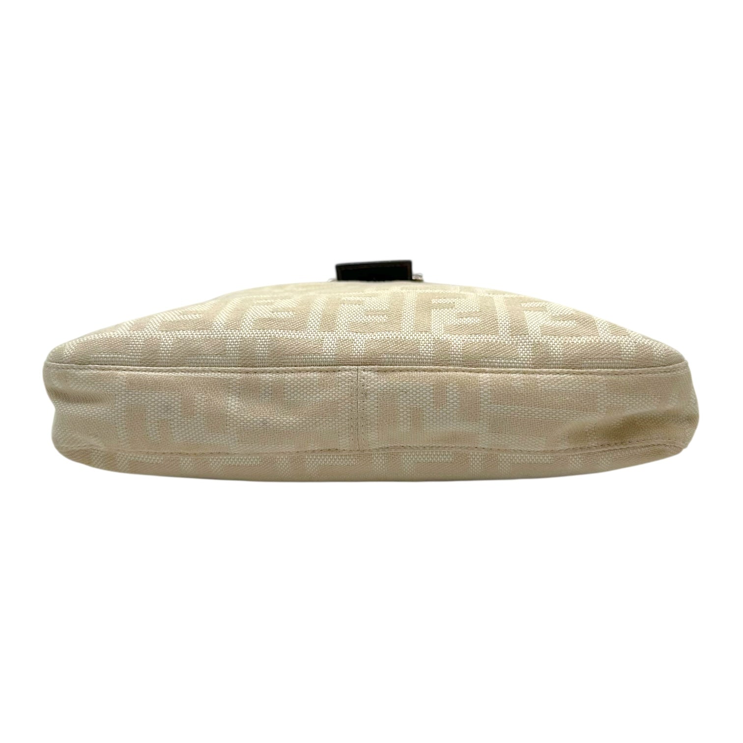 Fendi Ivory Zucca Monogram Square Baguette Shoulder Bag - Outfit Repeater