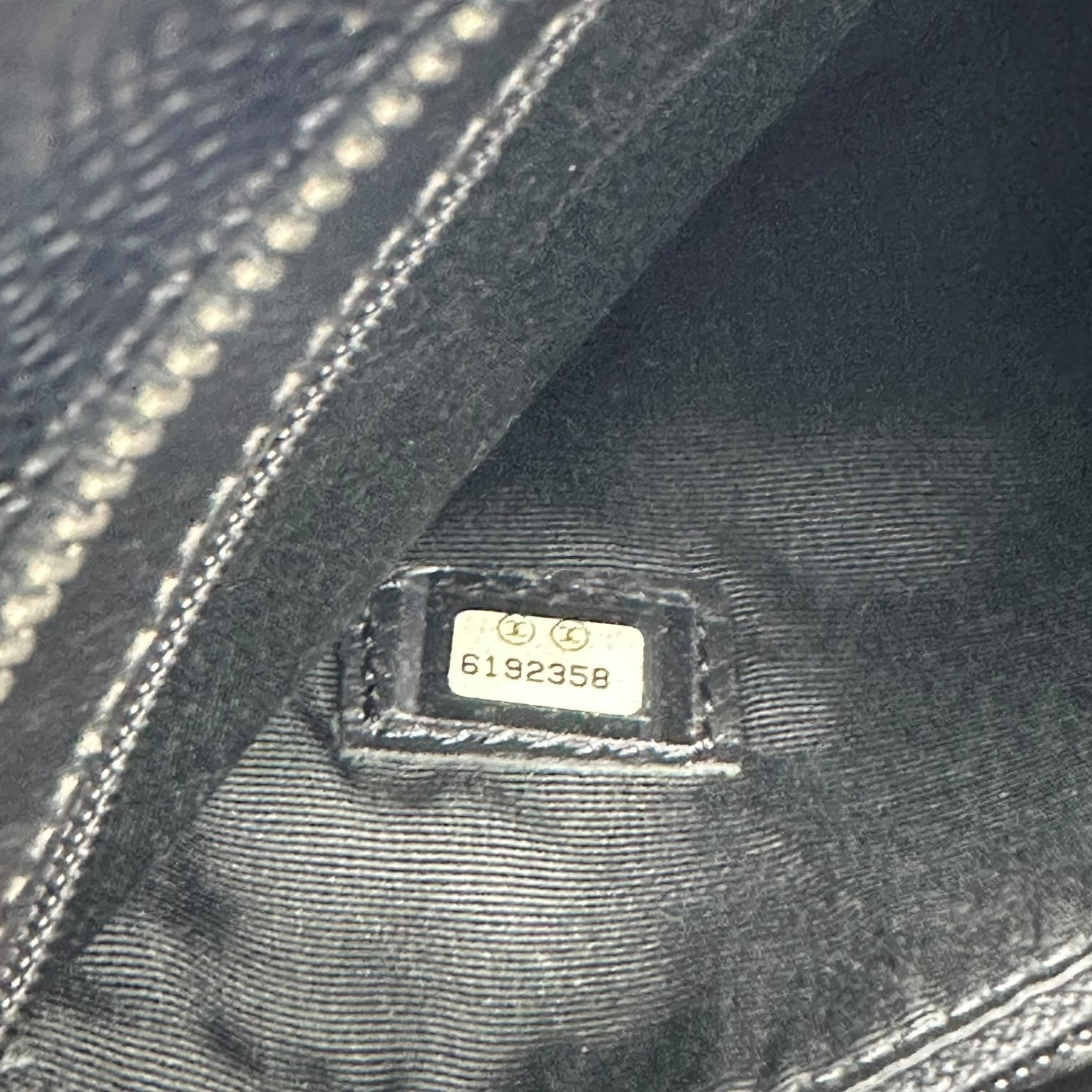 Chanel Black Caviar Medallion Matelasse Quilted Logo Tote Bag - Outfit Repeater