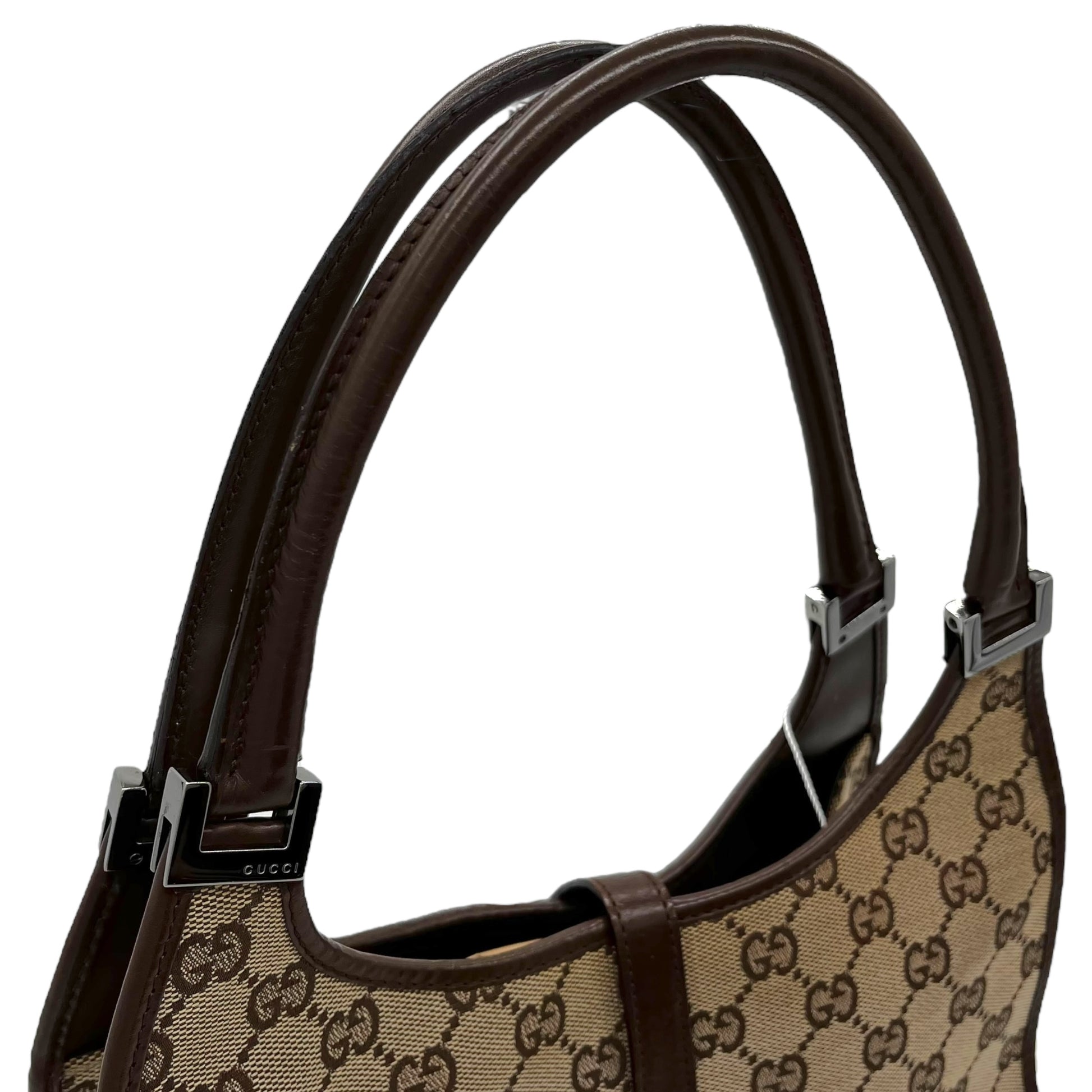 Gucci Tan Monogram Mini Jackie Bag - Outfit Repeater