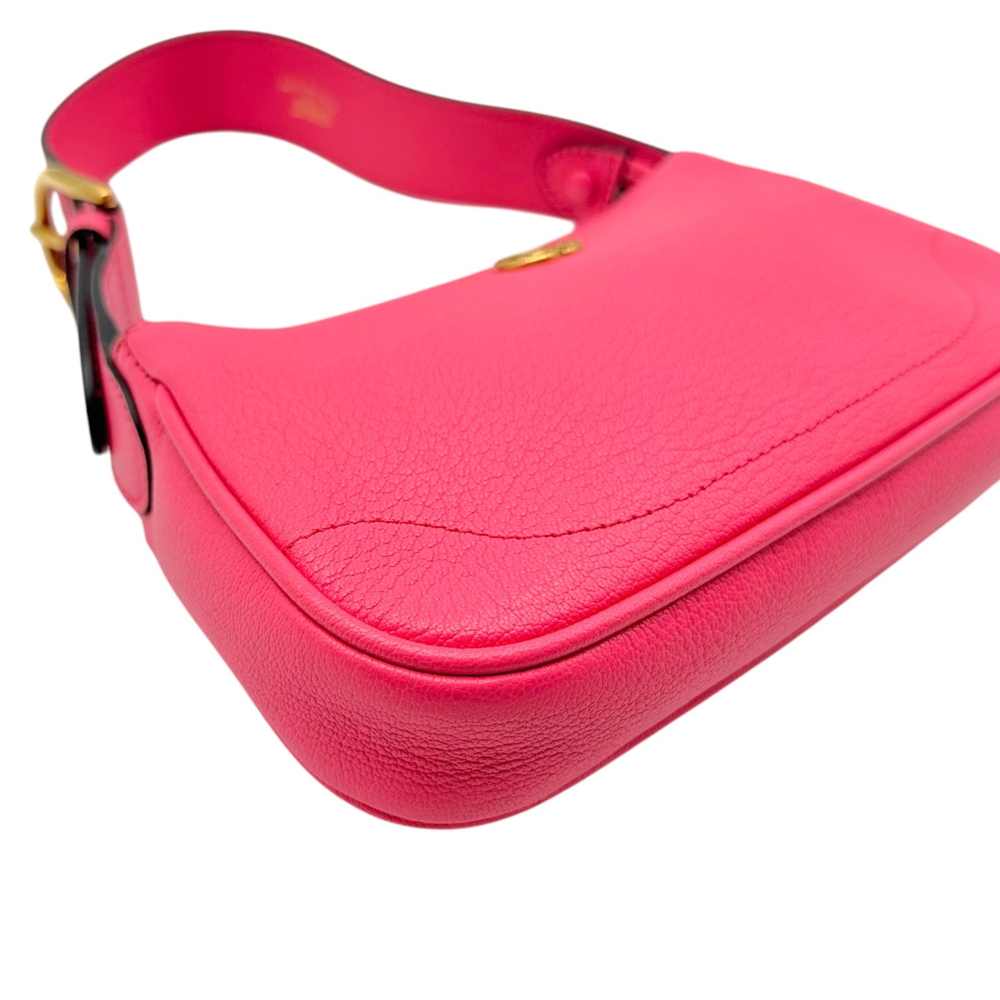Gucci Pink Leather Mini Pochette Bag