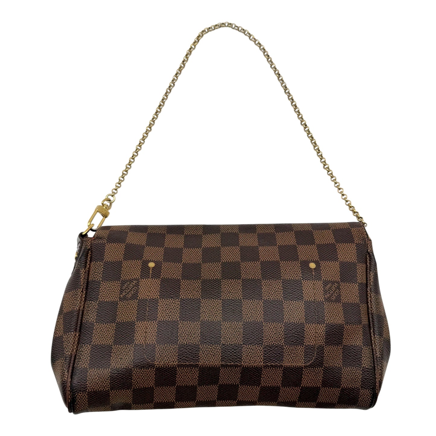 Louis Vuitton Damier Ebene Favorite MM Chain Strap Shoulder Bag