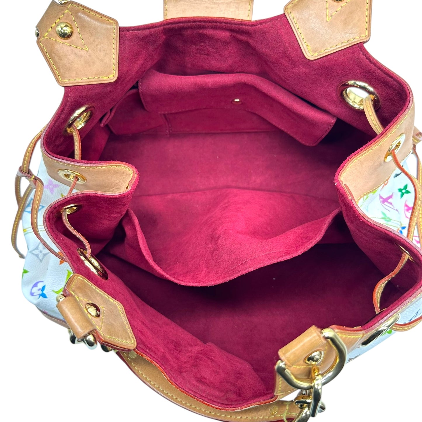 Louis Vuitton White Multicolor Murakami Ursula Tote Bag - Outfit Repeater