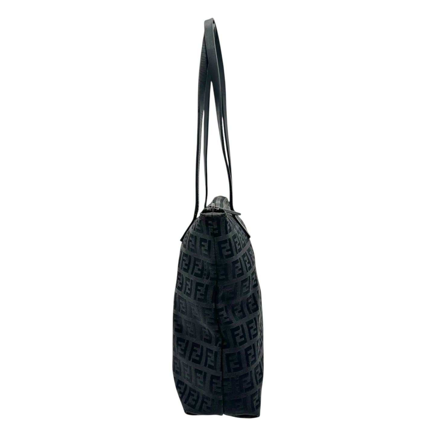 Fendi Black Zucchino Monogram Mini Tote Bag - Outfit Repeater