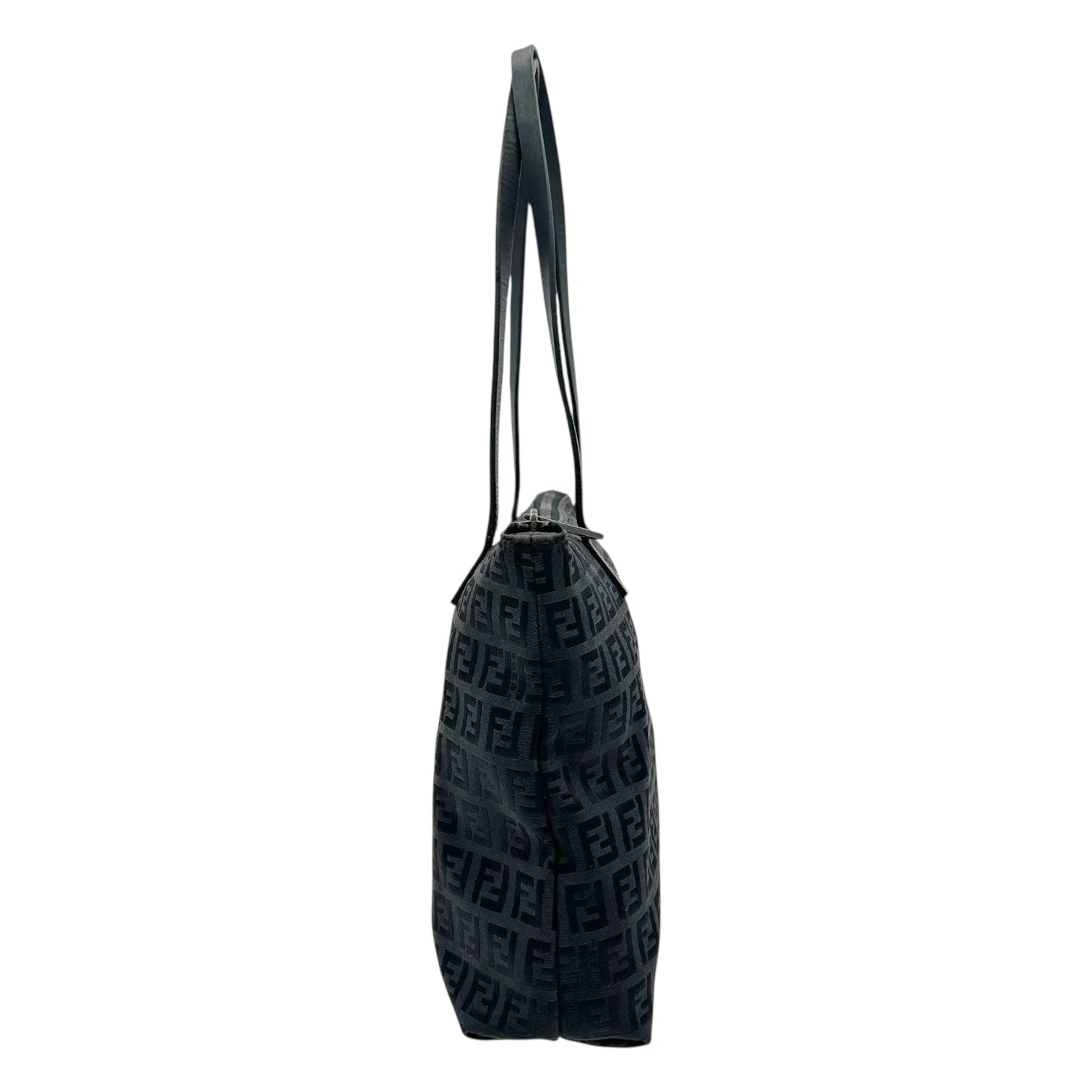 Fendi Black Zucchino Monogram Mini Tote Bag - Outfit Repeater