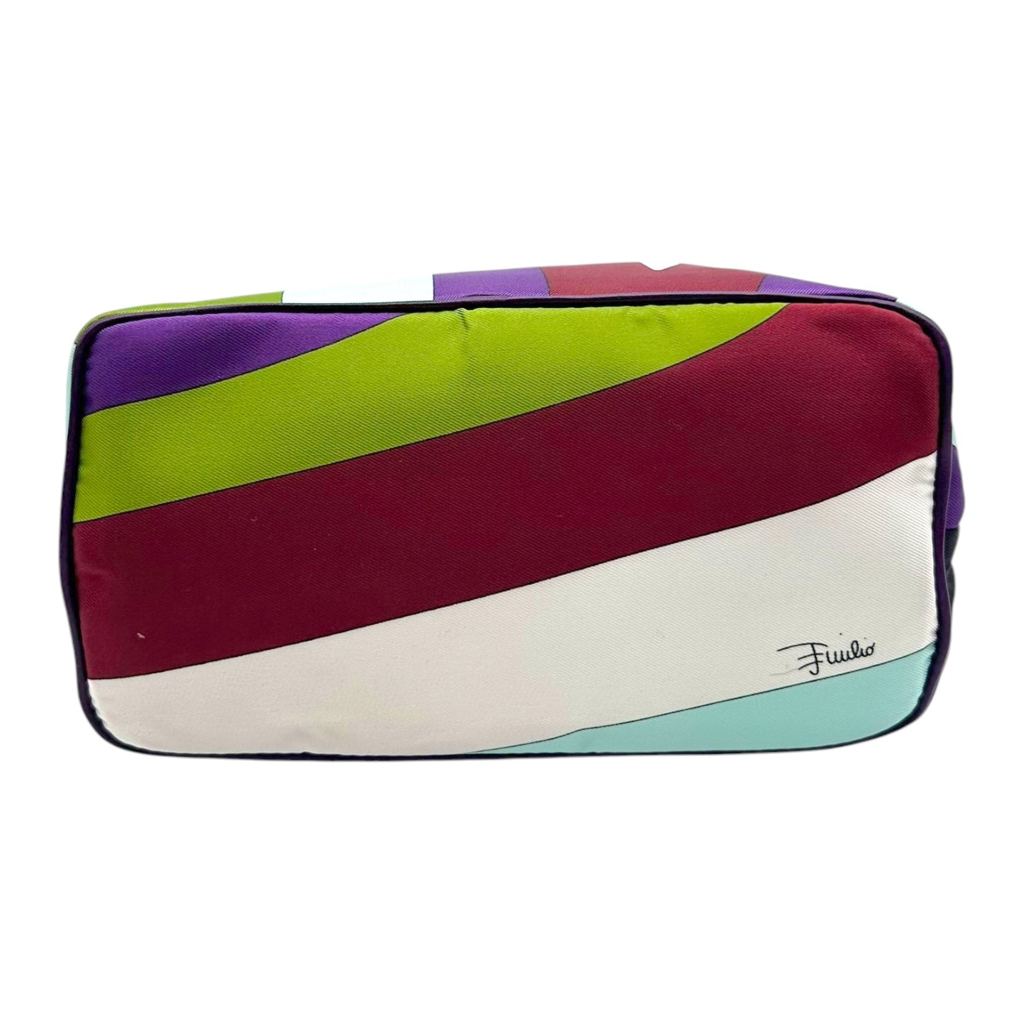 Emilio Pucci Mini Pochette Bag Multicolor Silk