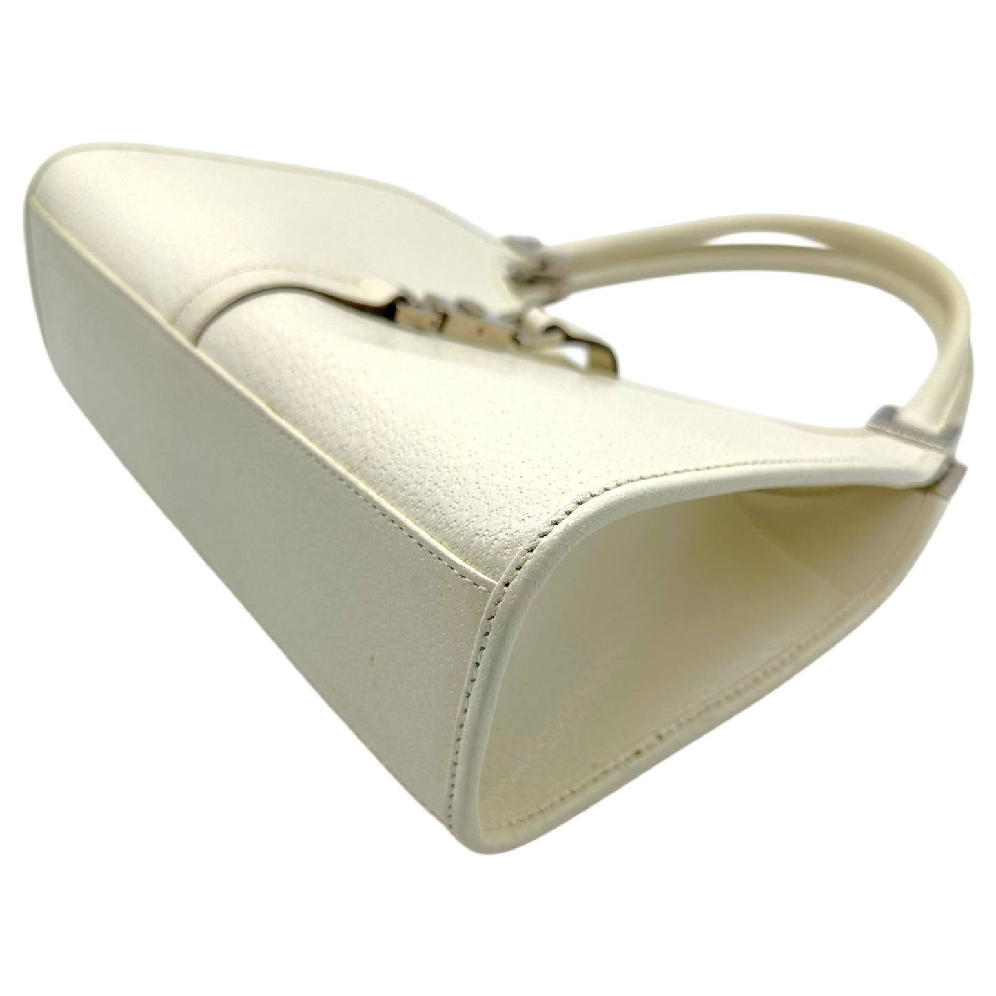 Gucci White Leather Mini Jackie Bag