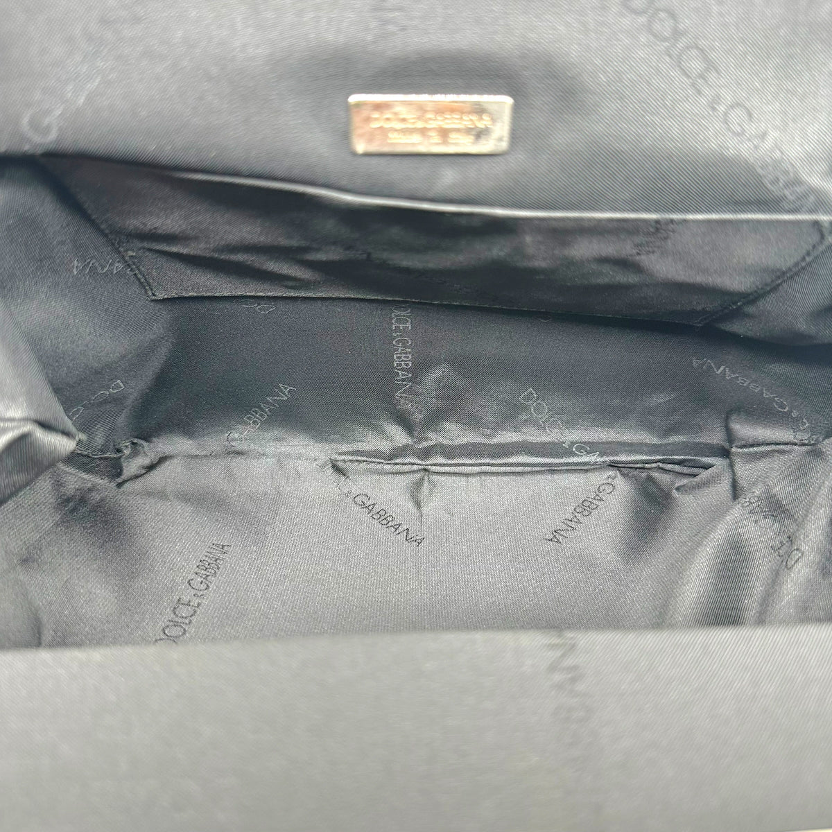 Dolce & Gabbana Rabbit Fur Kisslock Shoulder Bag