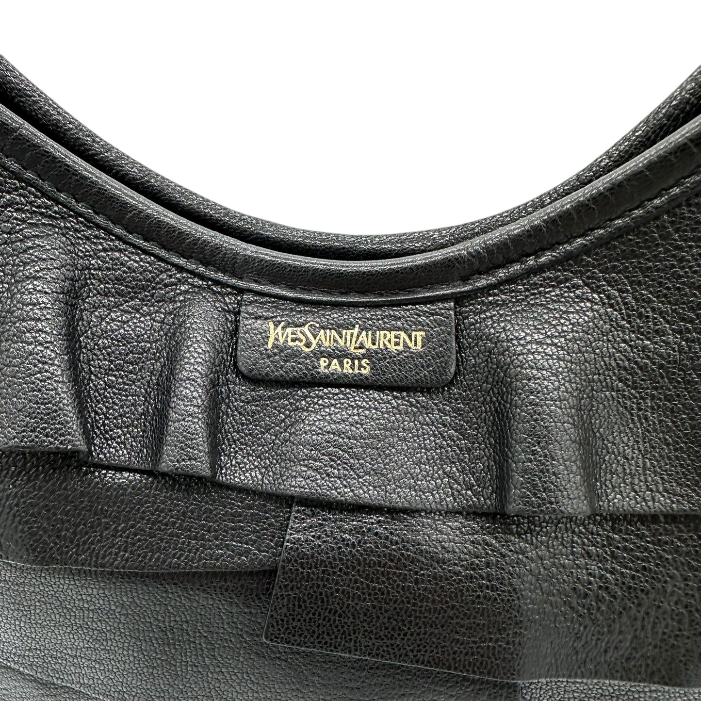 Yves Saint Laurent by Tom Ford Black Leather St. Tropez Bag - Outfit Repeater