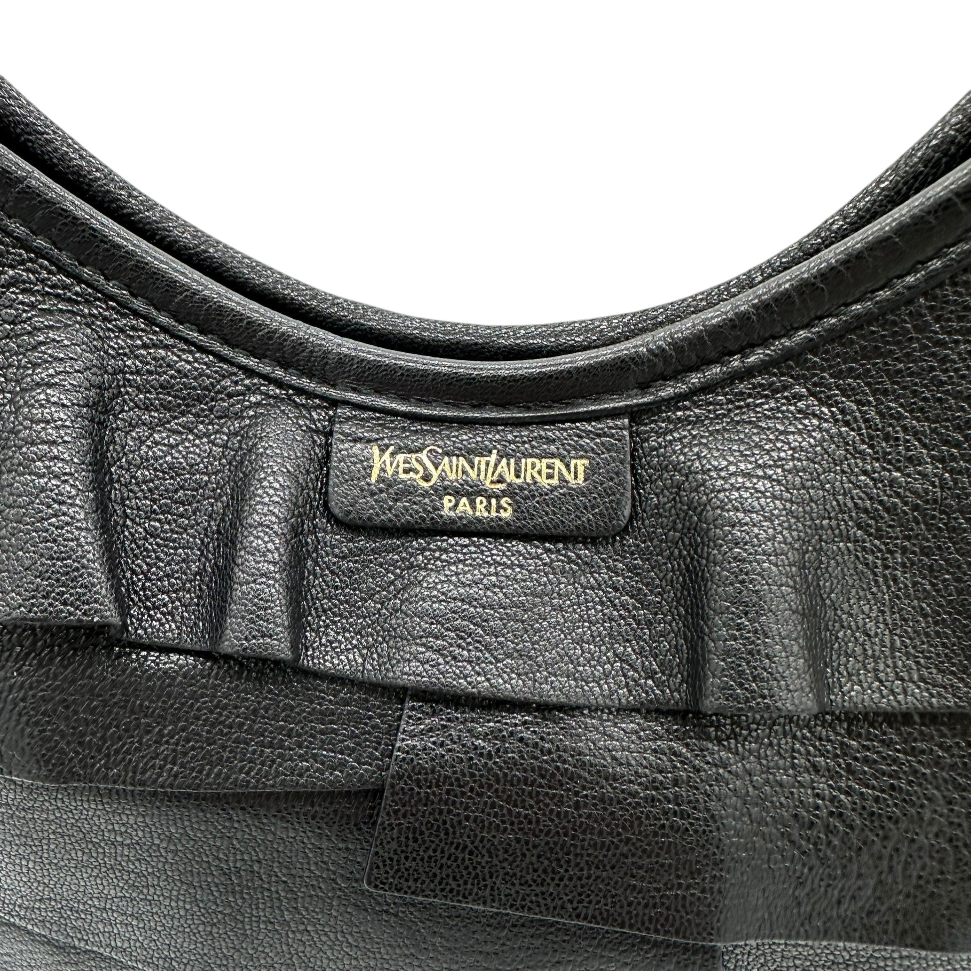 Yves Saint Laurent by Tom Ford Black Leather St. Tropez Bag - Outfit Repeater