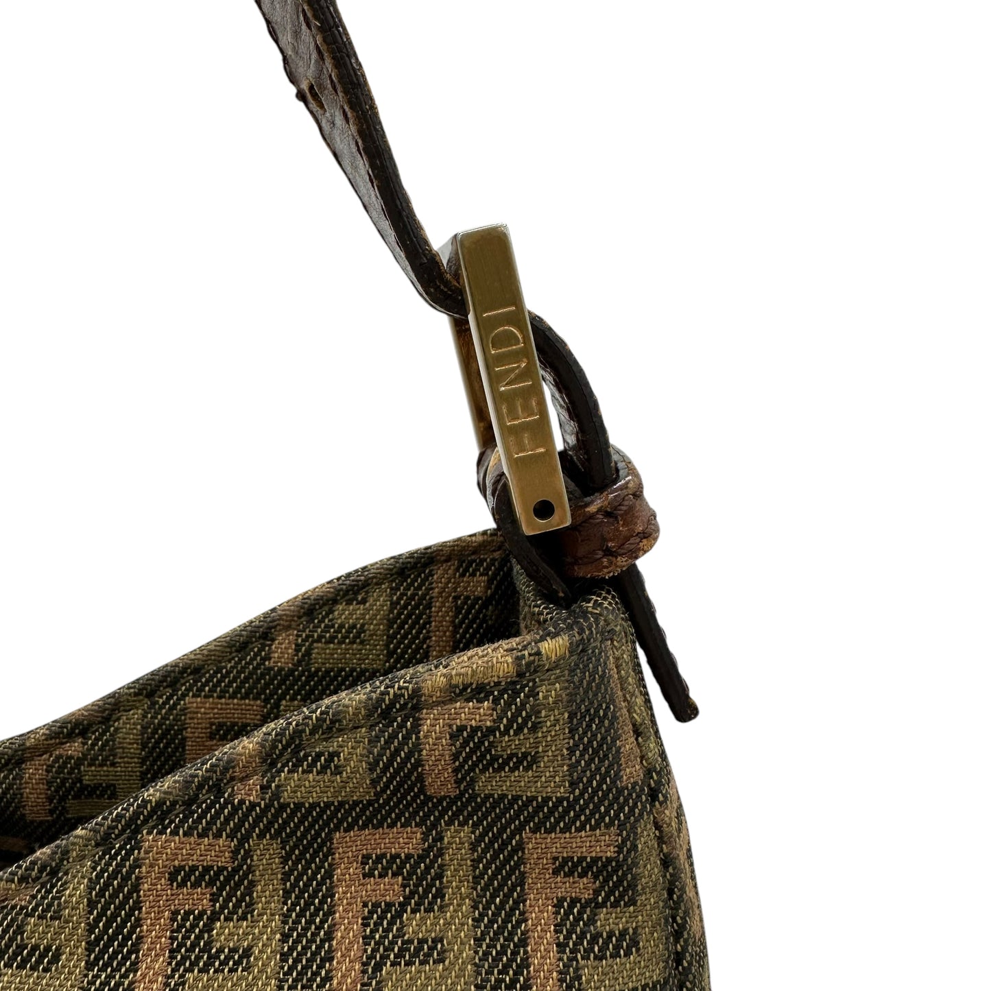 Fendi Multicolor Zucchino Braided Strap Shoulder Bag - Outfit Repeater