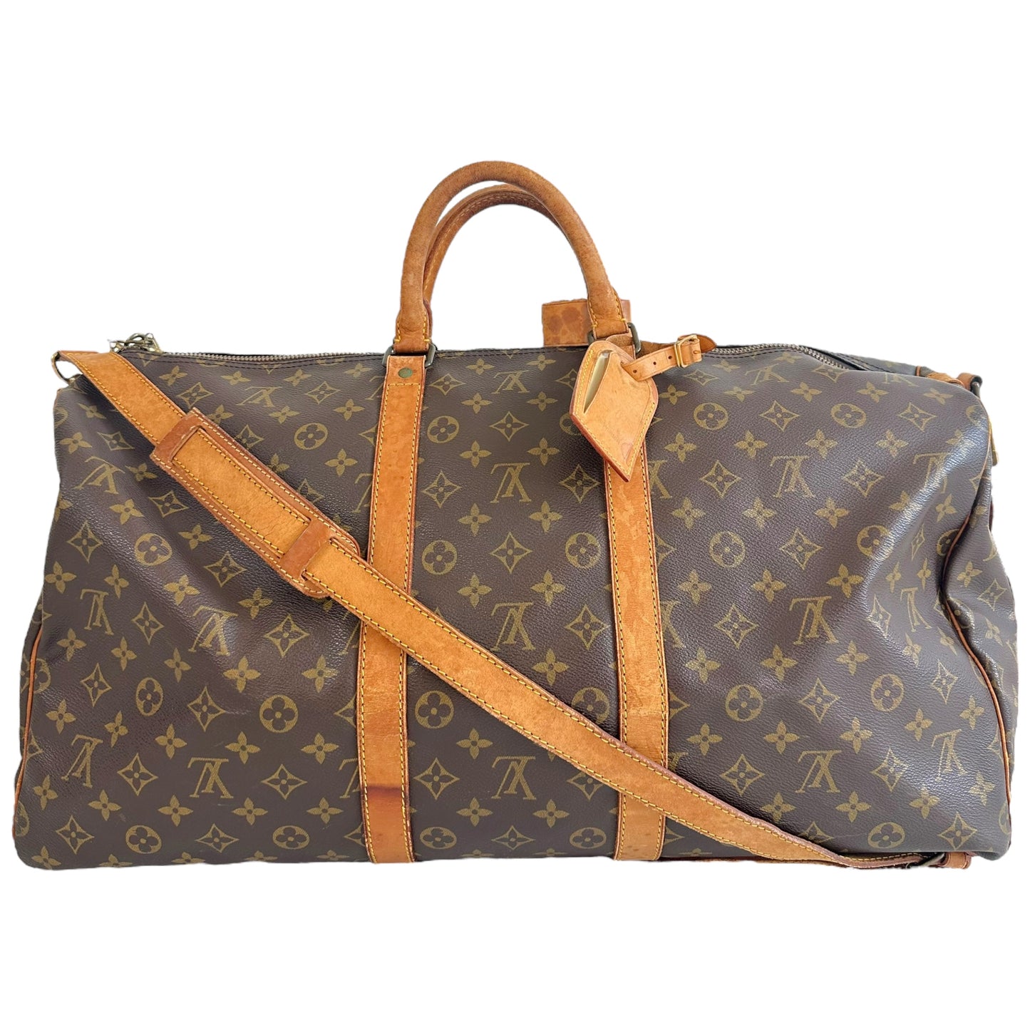 Louis Vuitton Monogram Bandouliere 55 Duffle Bag - Outfit Repeater
