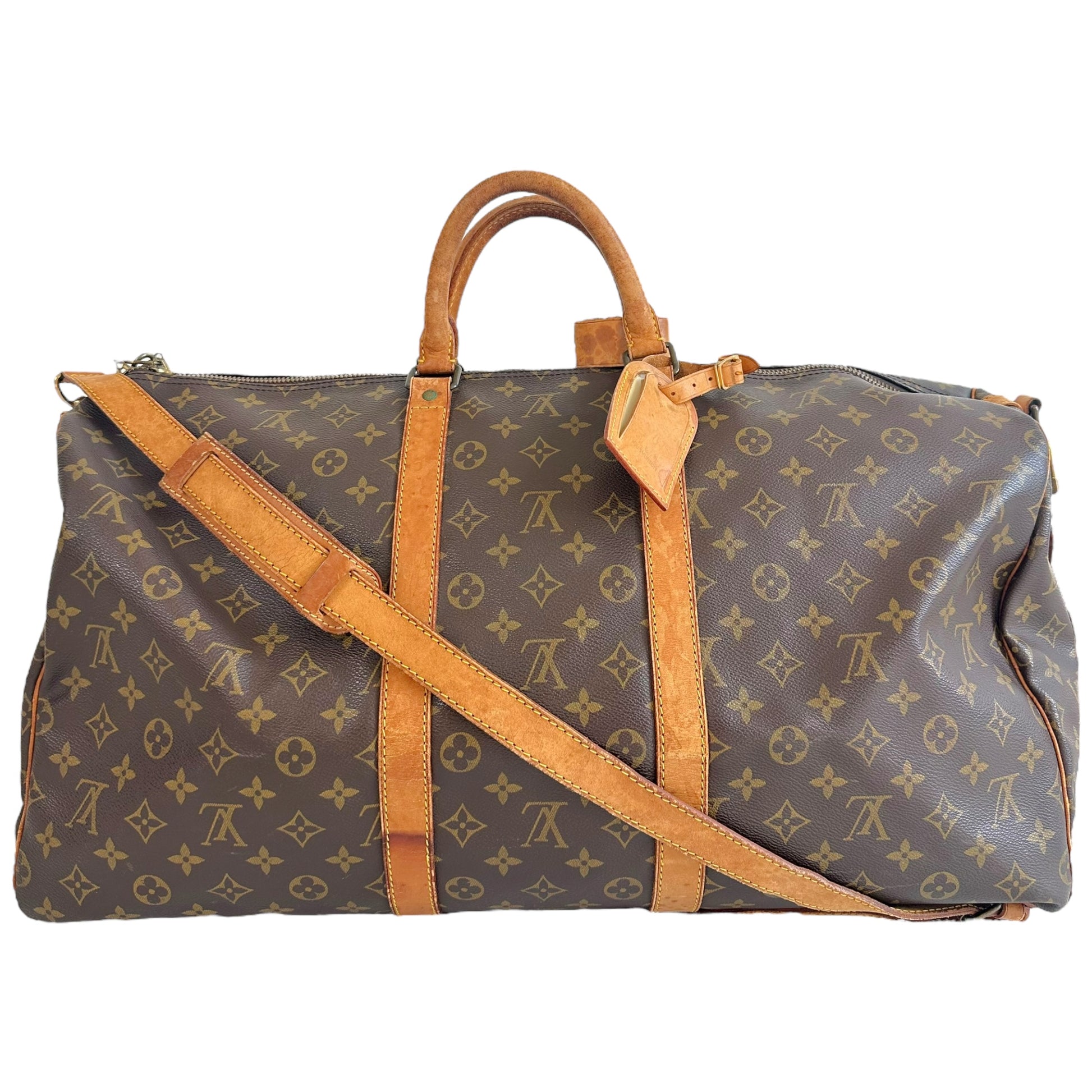 Louis Vuitton Monogram Bandouliere 55 Duffle Bag - Outfit Repeater
