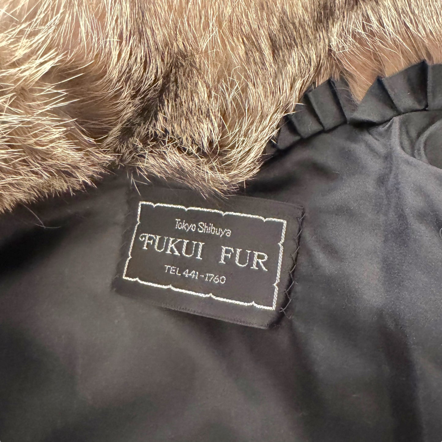 Saga Fox Beige Fox Fur Coat 1990s Vintage