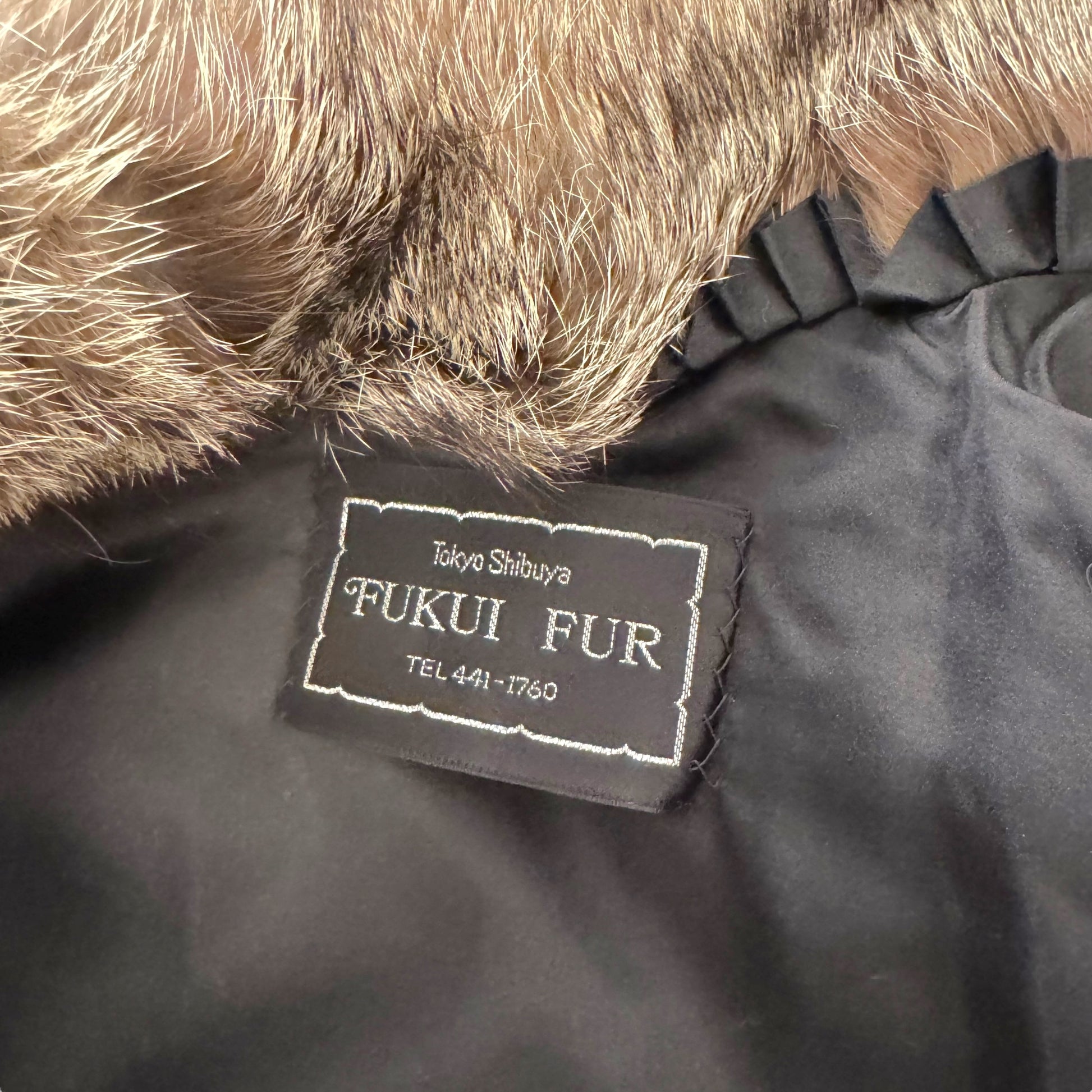 Saga Fox Beige Fox Fur Coat 1990s Vintage