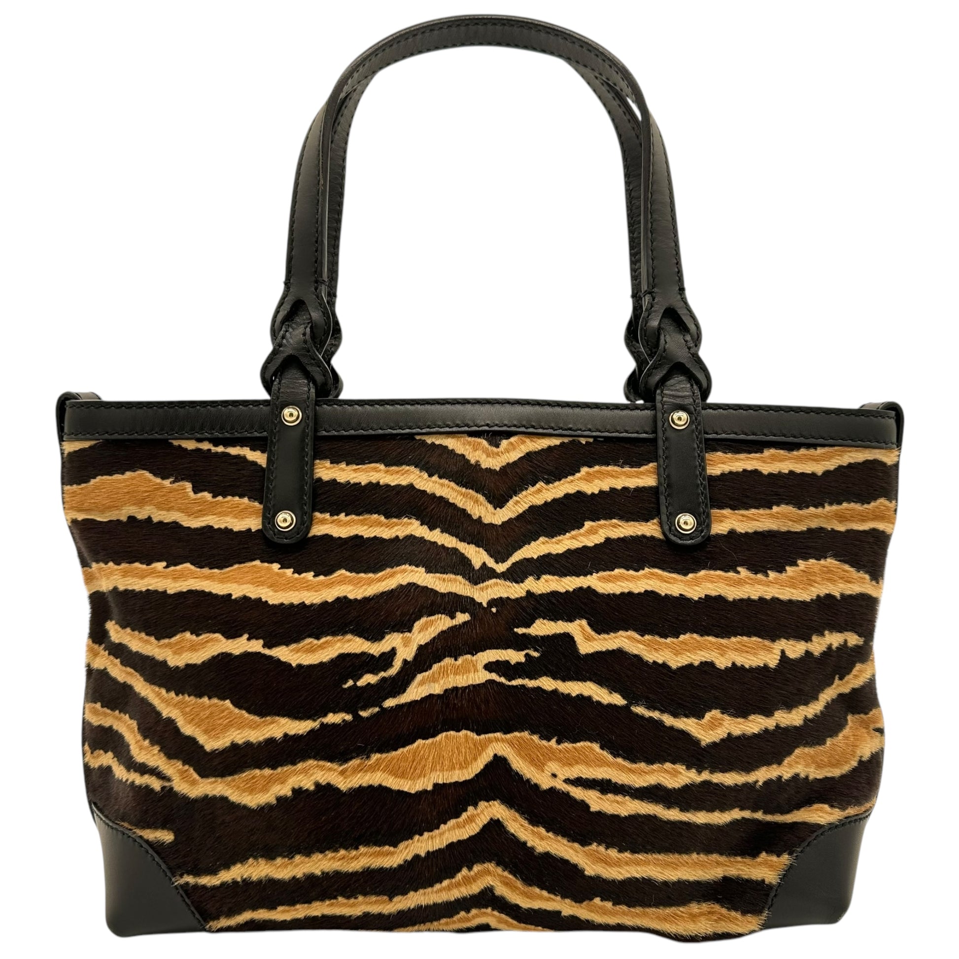 Gucci Zebra Peint Ponyhair Mini Tote Bag - Outfit Repeater