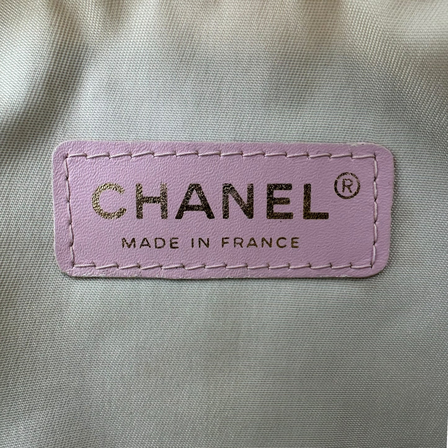 Chanel Travel Line Pink Canvas Crossbody Bag