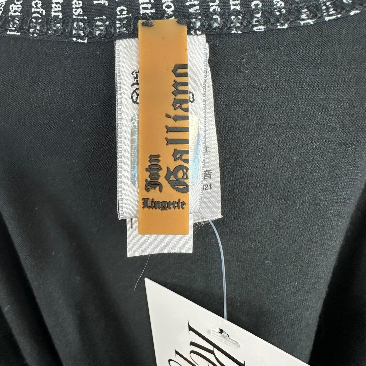 John Galliano Black & White Gazette Newsprint T-Shirt