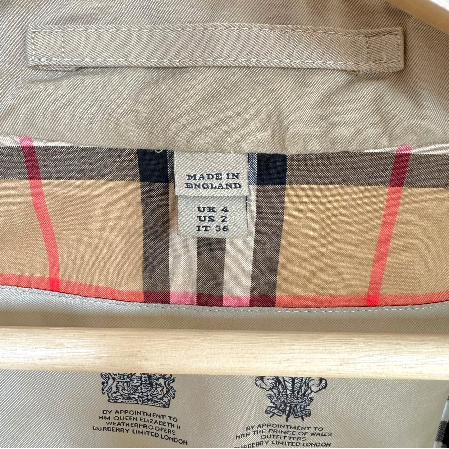 Burberry Beige Classic Trench Coat