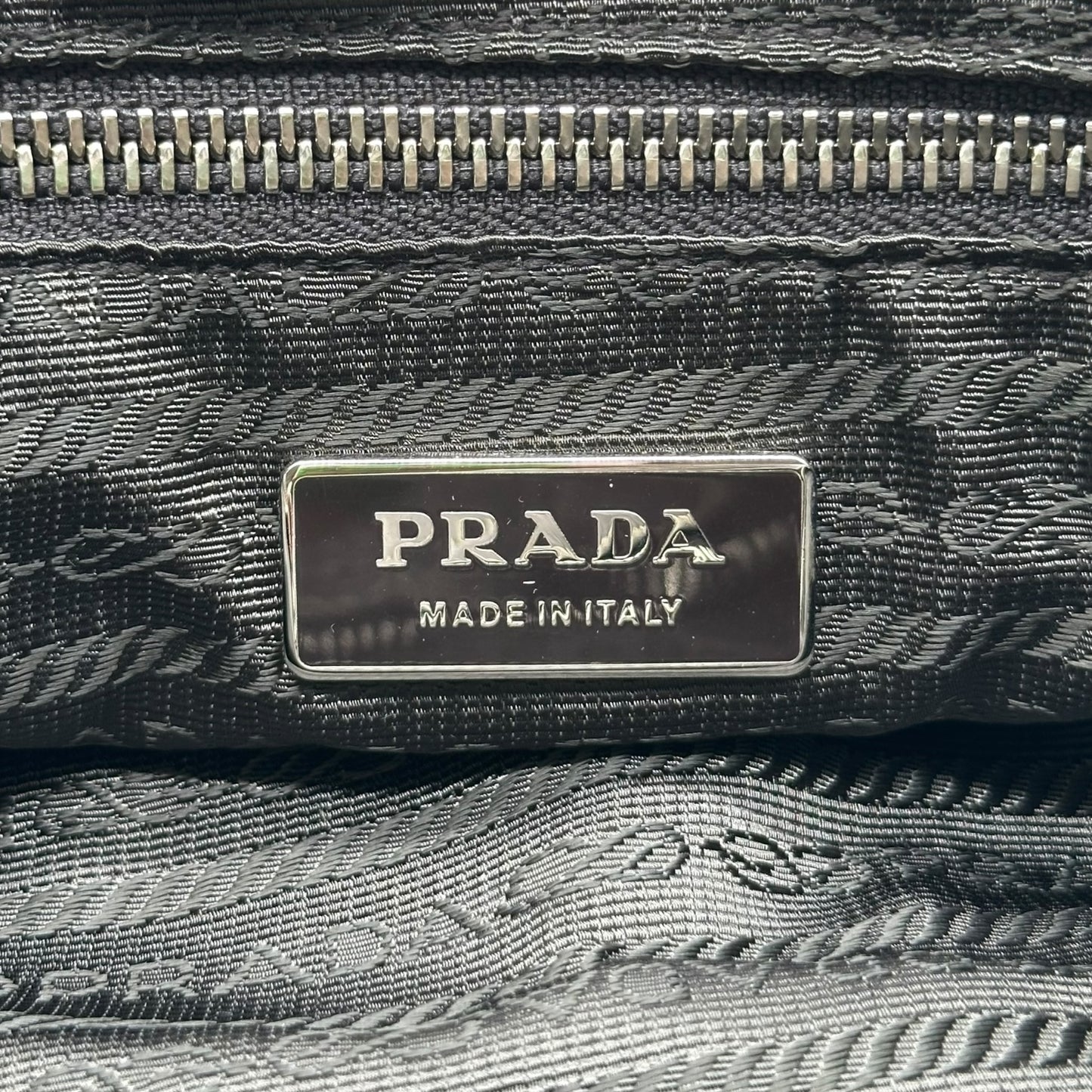 Prada Brown Leather Mixed Metal Studded Shoulder Bag