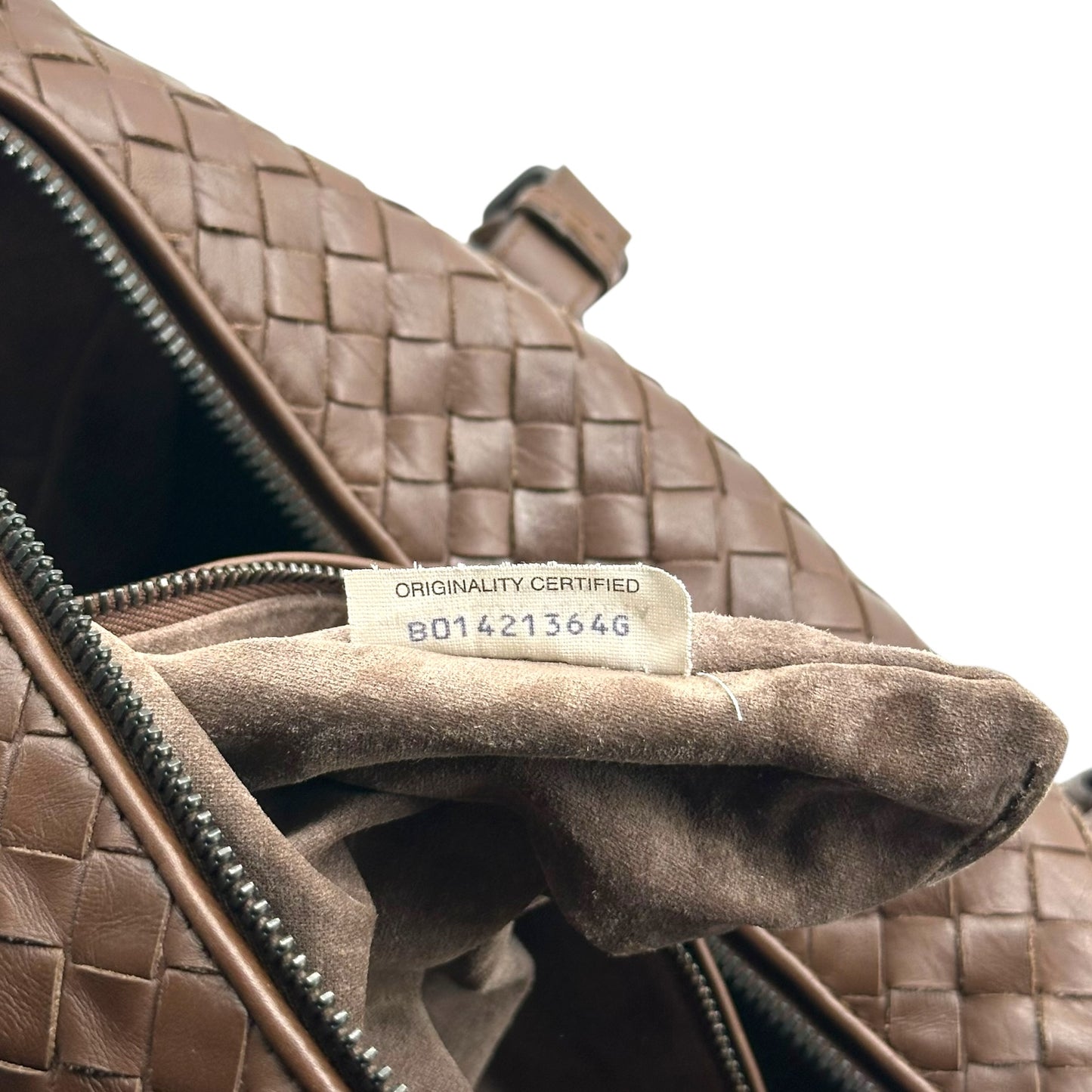 Bottega Veneta Brown Intrecciato Woven Leather Boston Bag - Outfit Repeater