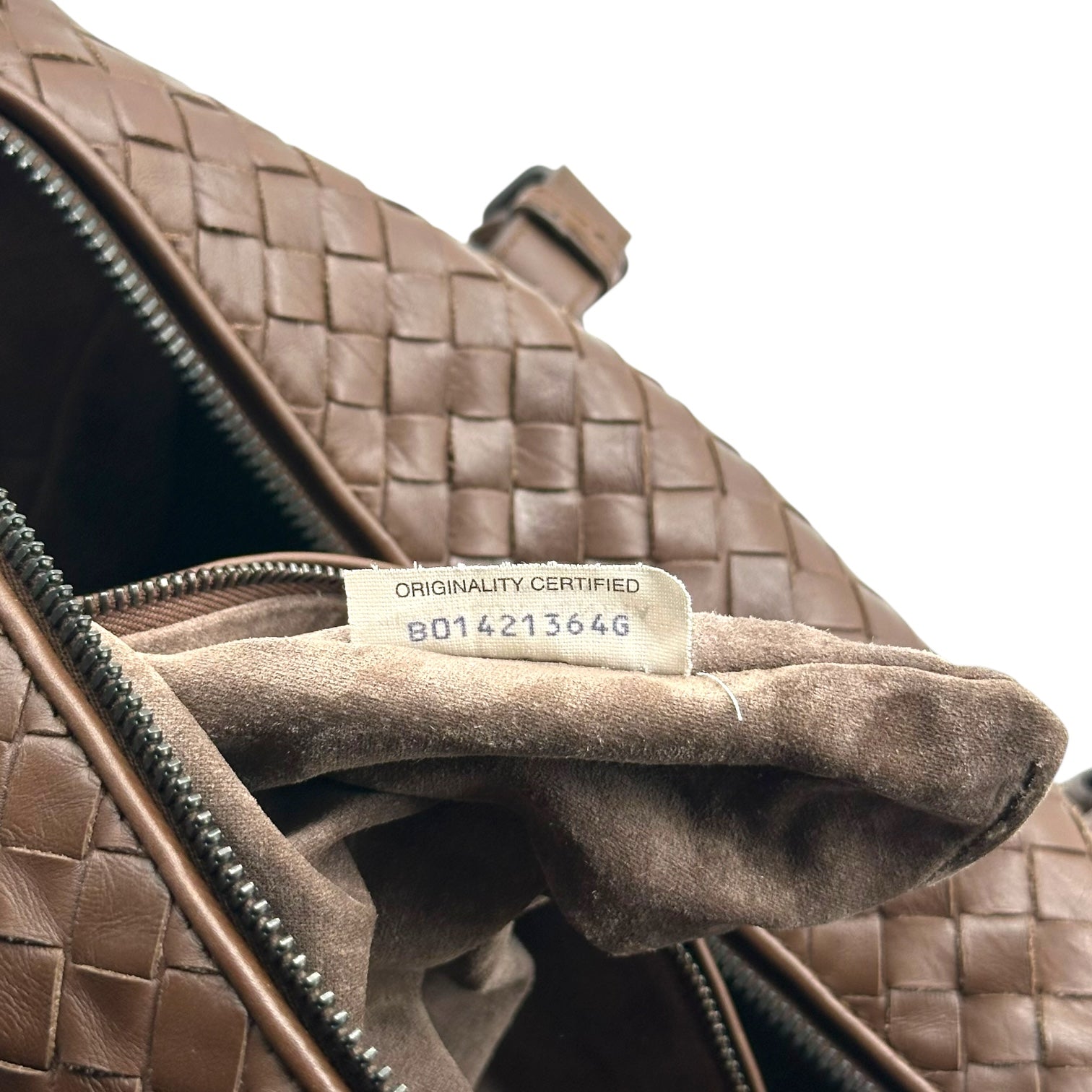Bottega Veneta Brown Intrecciato Woven Leather Boston Bag - Outfit Repeater