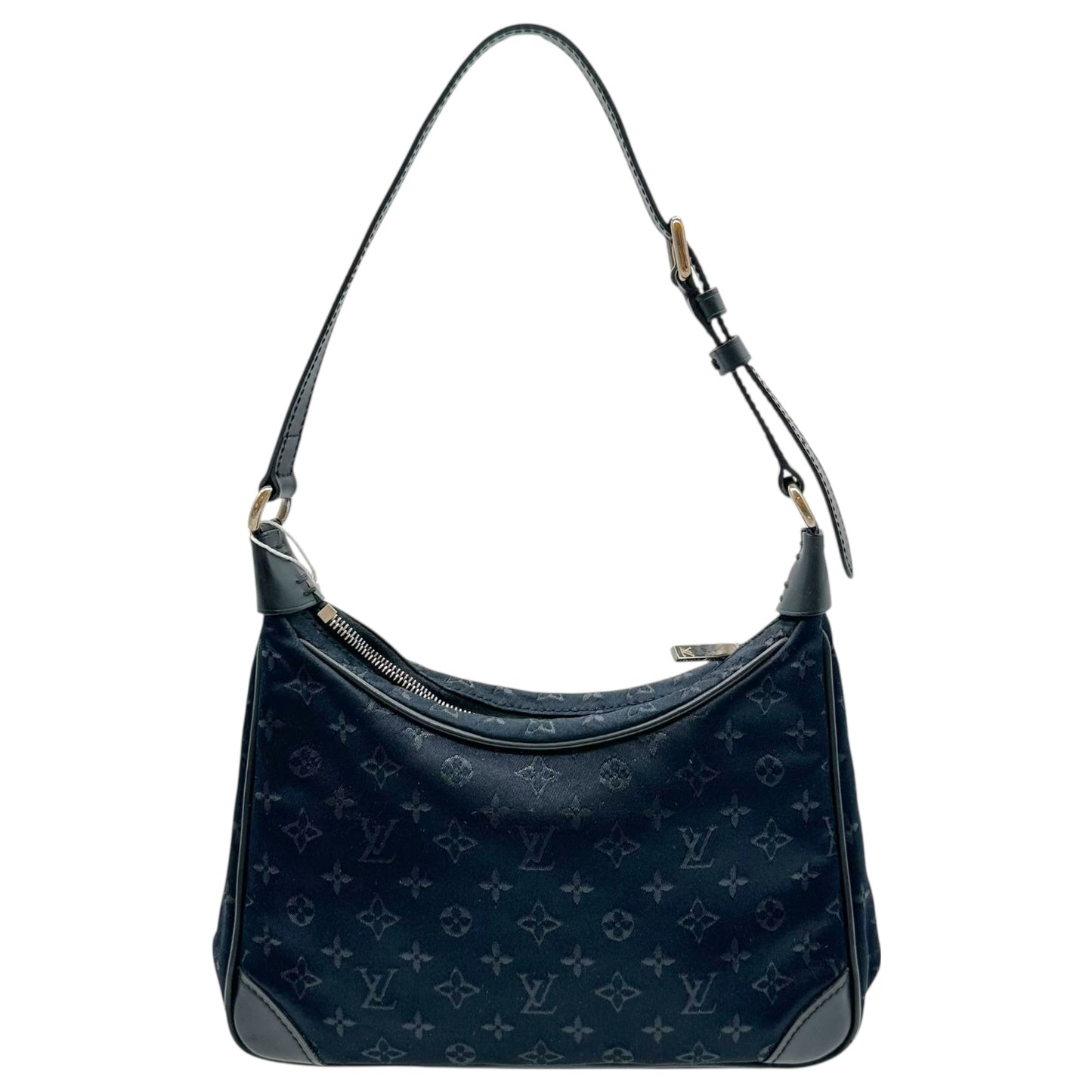 Louis Vuitton Black Satin Monogram Little Boulogne Mini Bag - Outfit Repeater