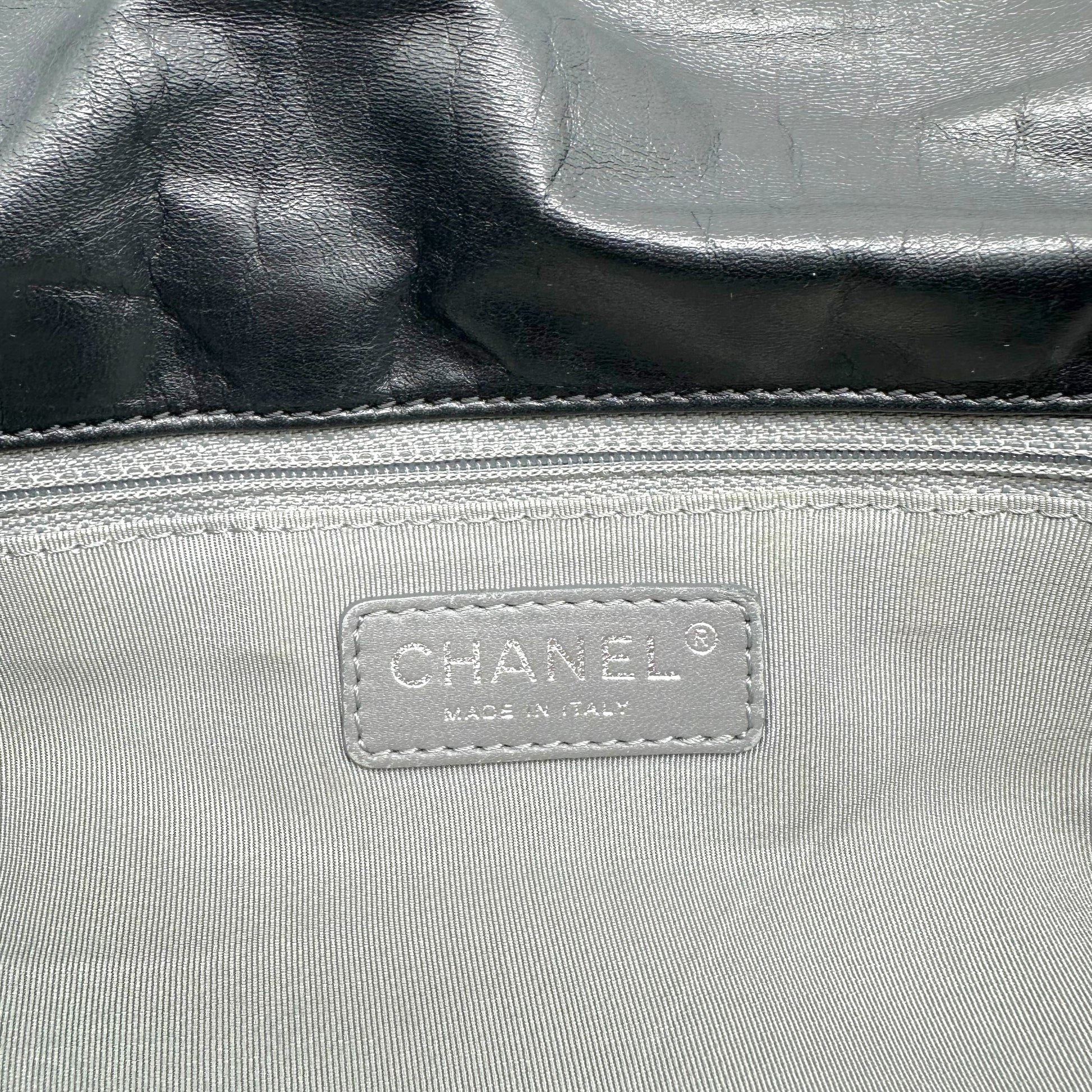 Chanel Black Lambskin Medium Flap Bag