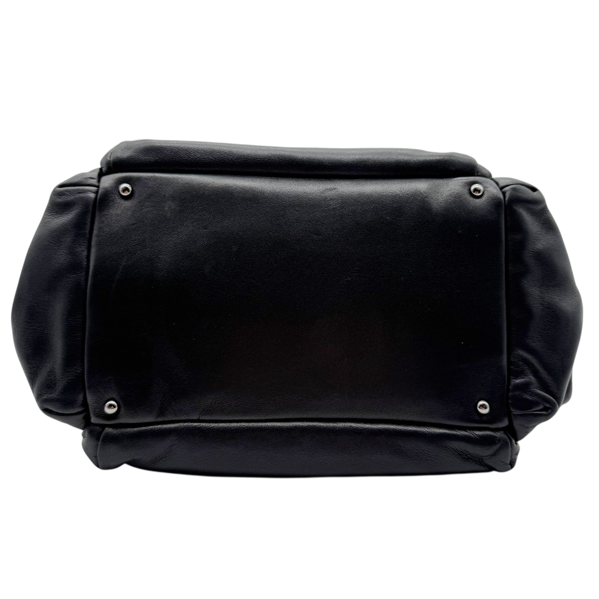 Chanel Black Lambskin LAX Accordion Shoulder Bag 2004-05 - Outfit Repeater