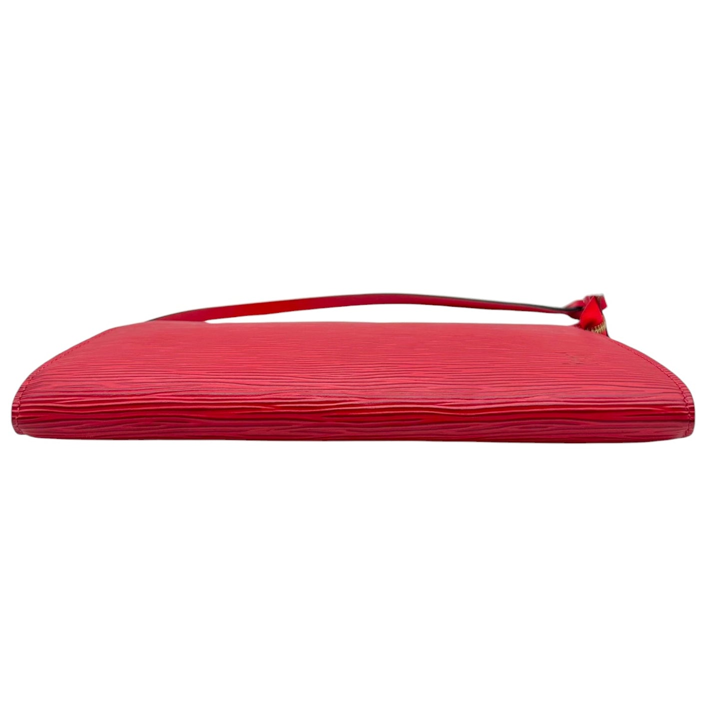 Louis Vuitton Red Epi Leather Pochette Bag