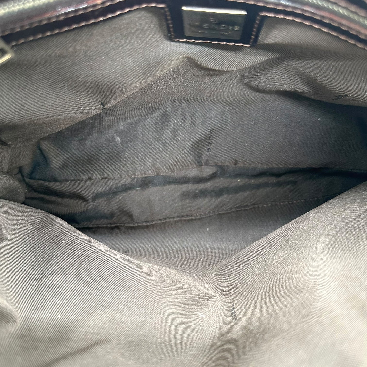 Fendi Ivory Zucca Monogram Square Baguette Shoulder Bag - Outfit Repeater