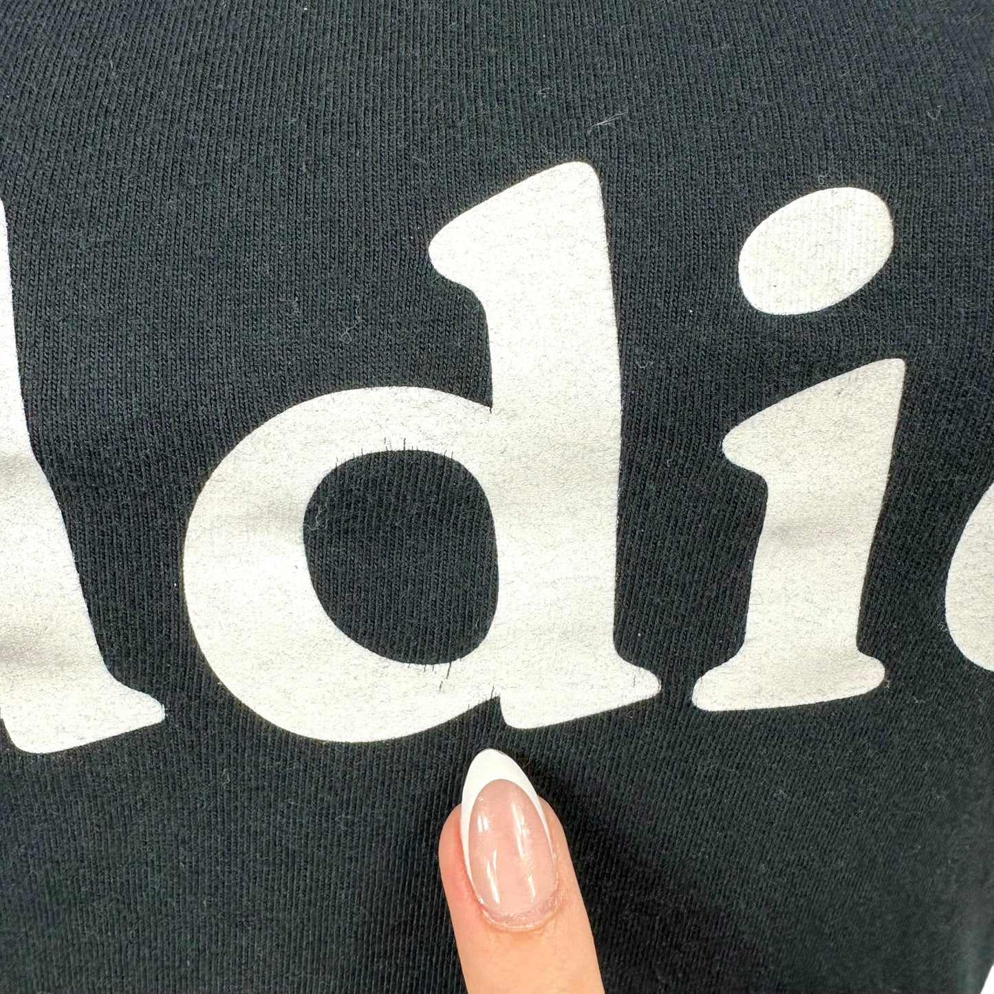 Christian Dior S/S 2003 Black & White Dior Addict T-Shirt