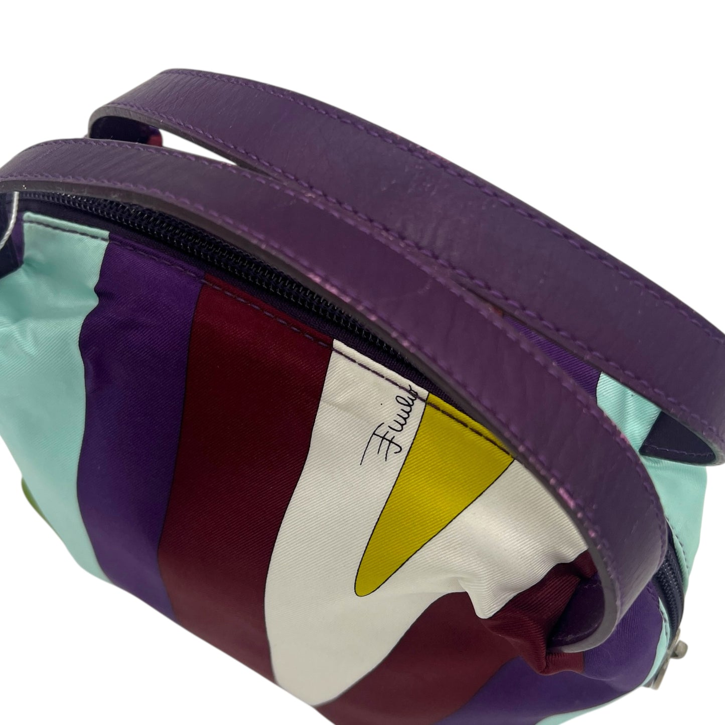 Emilio Pucci A/W 2004 Multicolor Silk Pochette Bag - Outfit Repeater