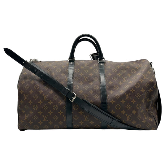 Louis Vuitton Keepall Bandouliere 55 Macassar Duffle Bag