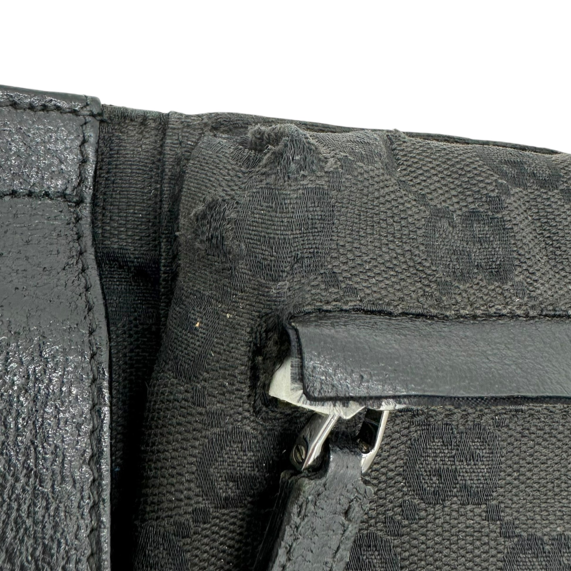 Gucci Black Monogram Canvas Fanny Pack - Outfit Repeater