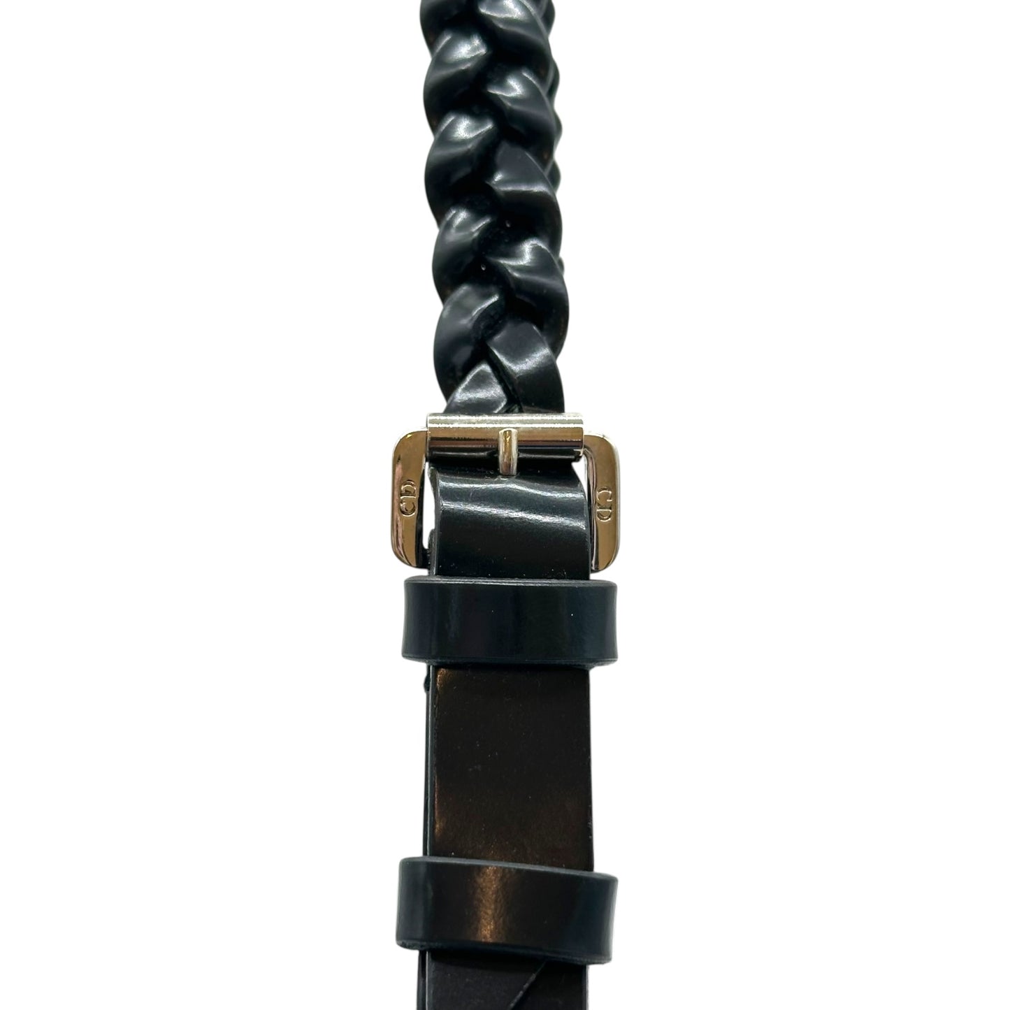 Christian Dior Black Trotter Monogram D'Trick Shoulder Bag