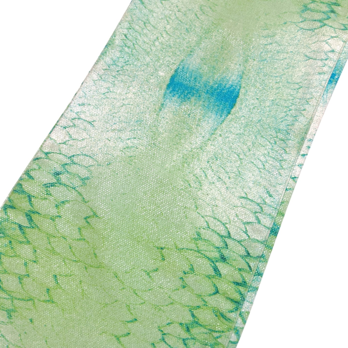 Just Cavalli Roberto Cavalli Blue & Green Scale Print Jeans