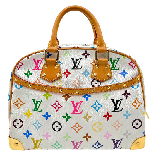 Louis Vuitton White Multicolor Murakami Trouville Handbag
