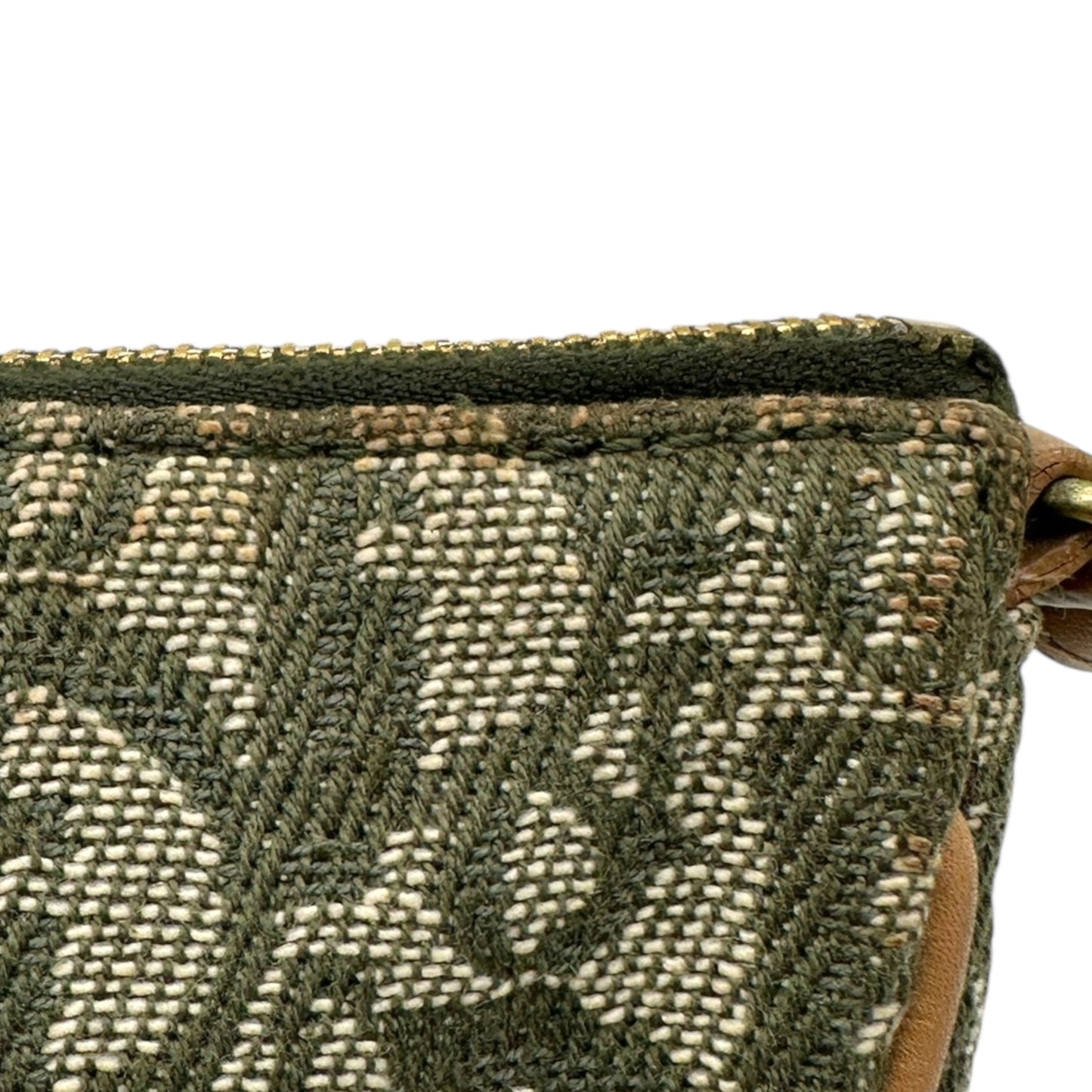 Christian Dior Green Monogram Trotter Mini Saddle Bag - Outfit Repeater