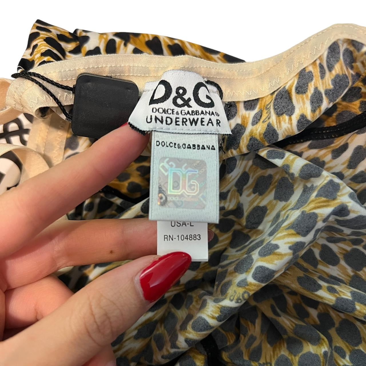 D&G Dolce & Gabbana Leopard Bustier Top - Outfit Repeater