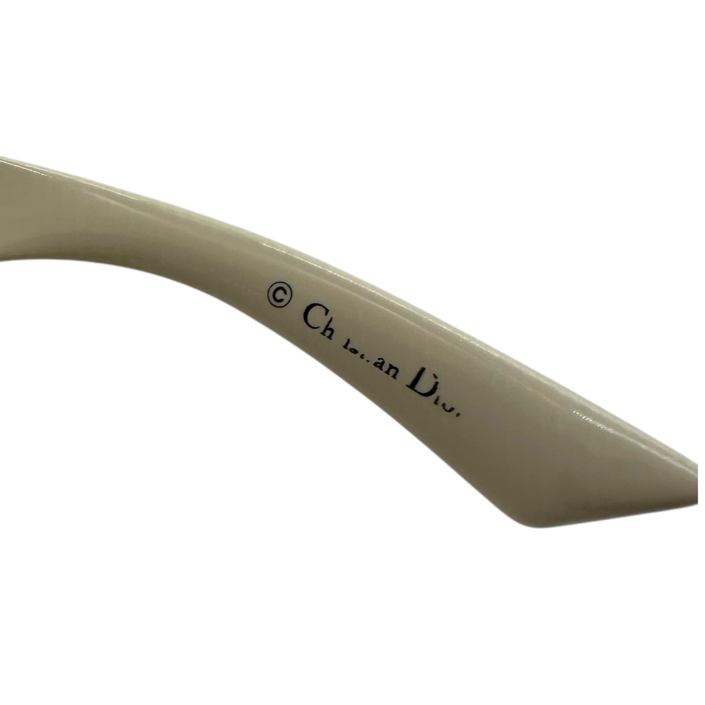 Christian Dior Gaucho White Shield Sunglasses - Outfit Repeater