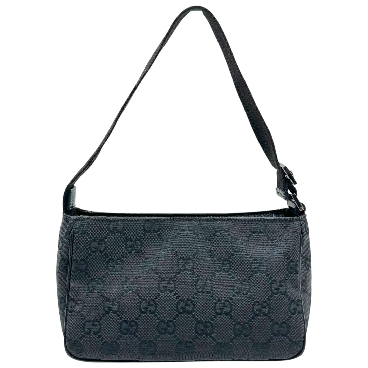 Gucci Mini Pochette Bag Black Monogram Canvas