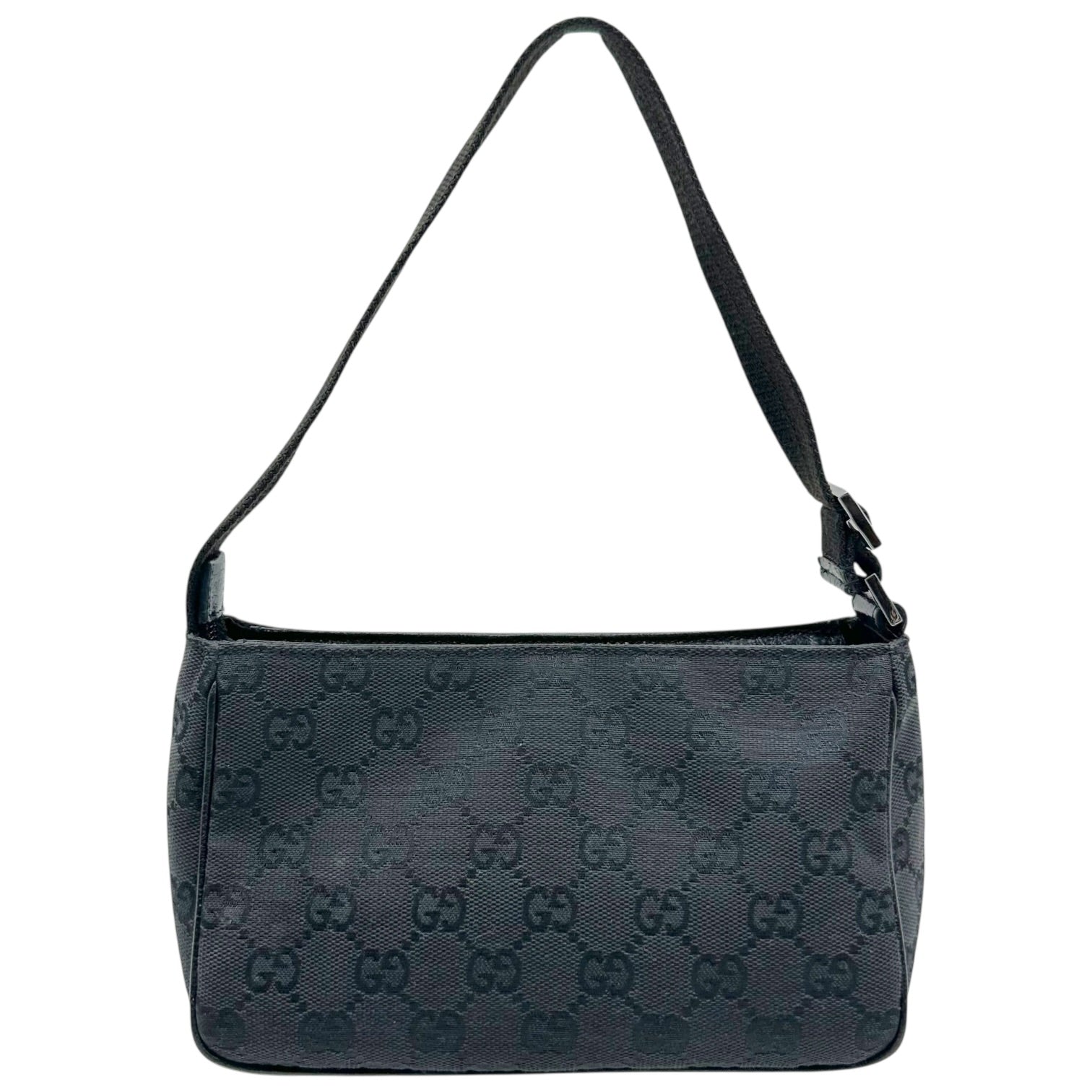 Gucci Mini Pochette Bag Black Monogram Canvas