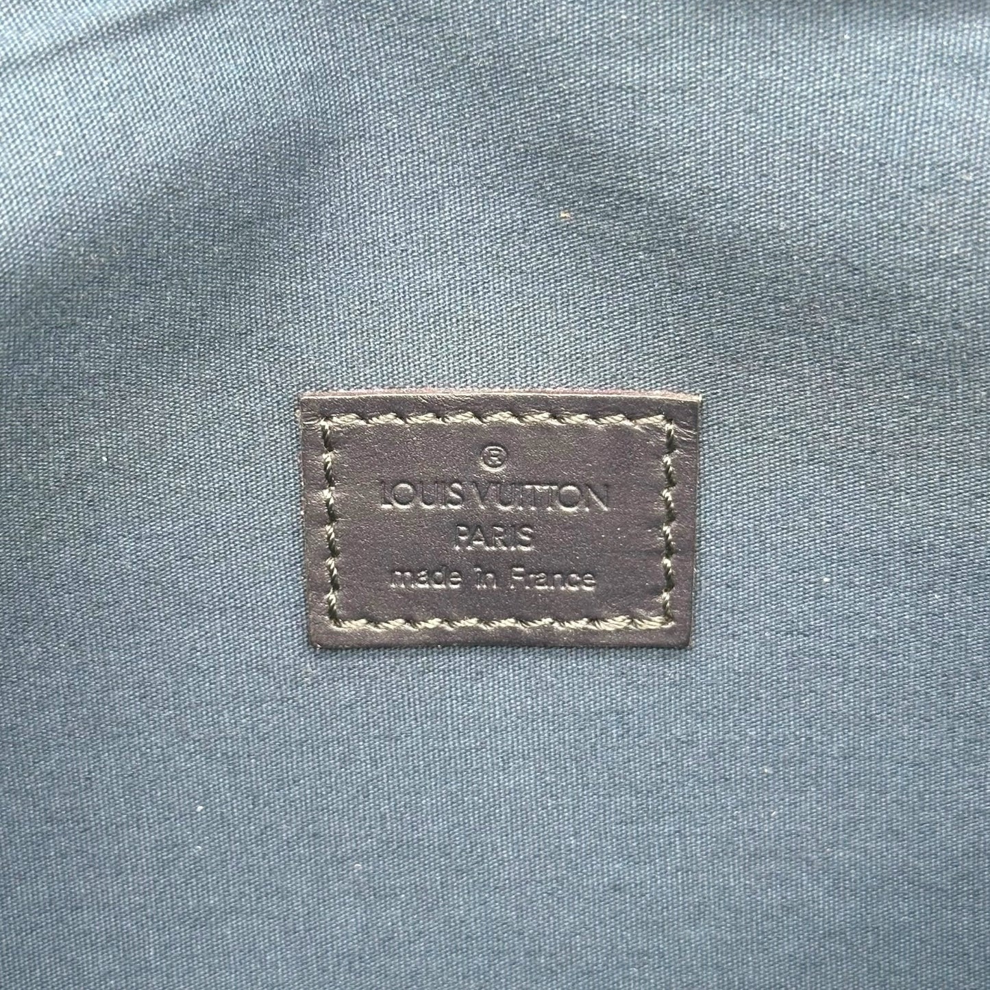 Louis Vuitton Navy Blue Lin Monogram Mini Marjorie Pochette Bag
