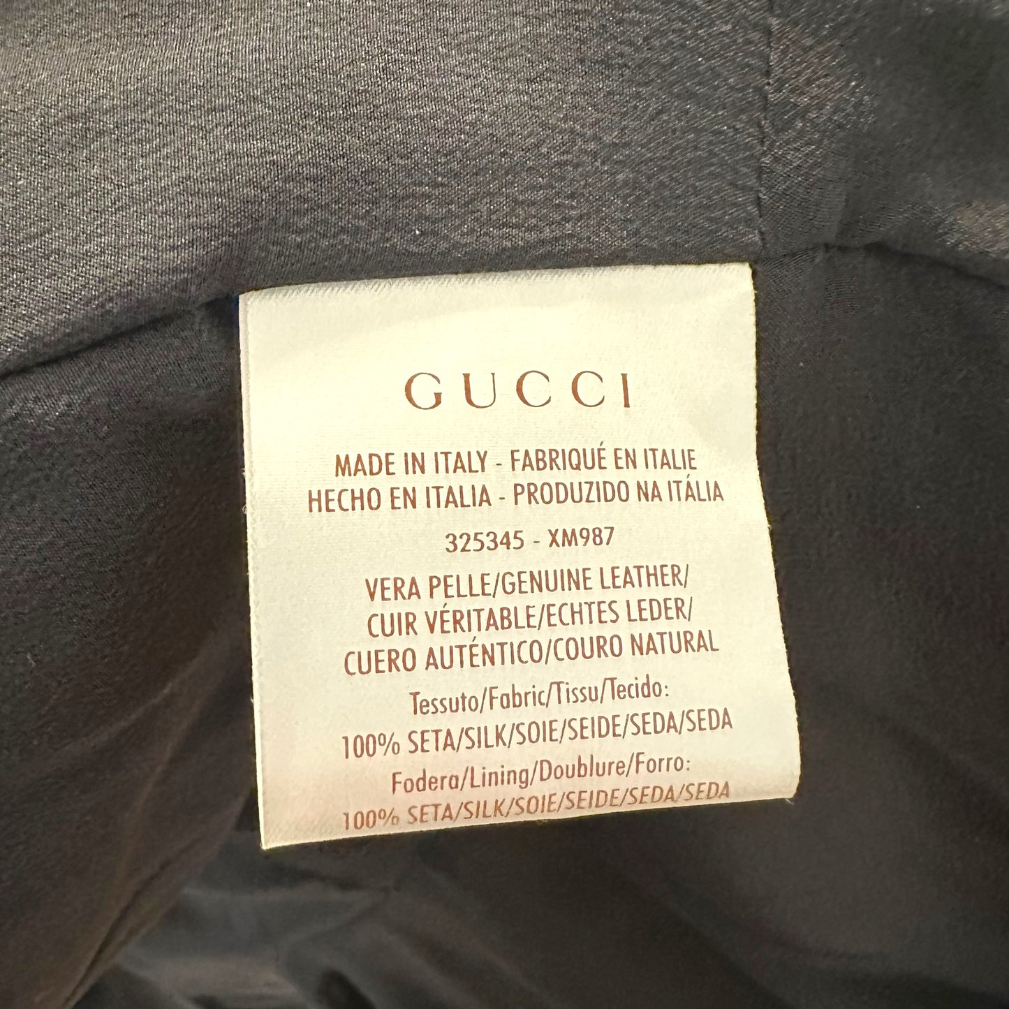 Gucci Black Lambskin Leather Ruffle Peplum Jacket