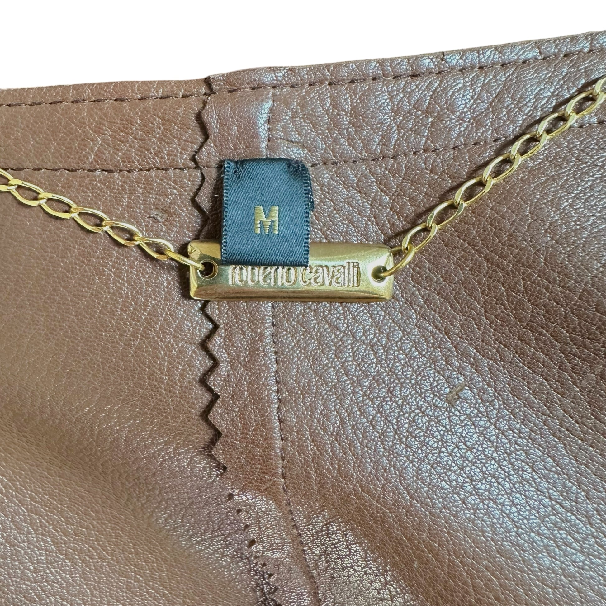 Roberto Cavalli Brown Suede Fringe Jacket - Outfit Repeater