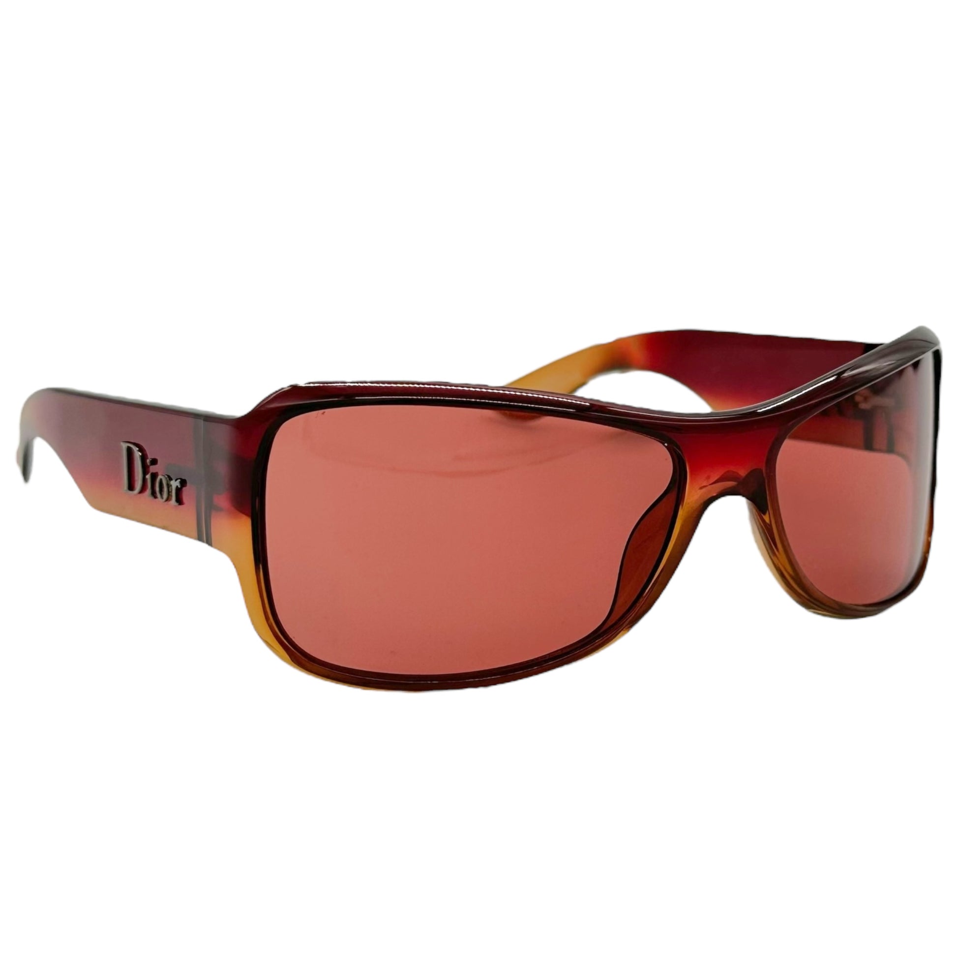 Christian Dior LatinaGirl6 Red & Orange Gradient Sunglasses - Outfit Repeater