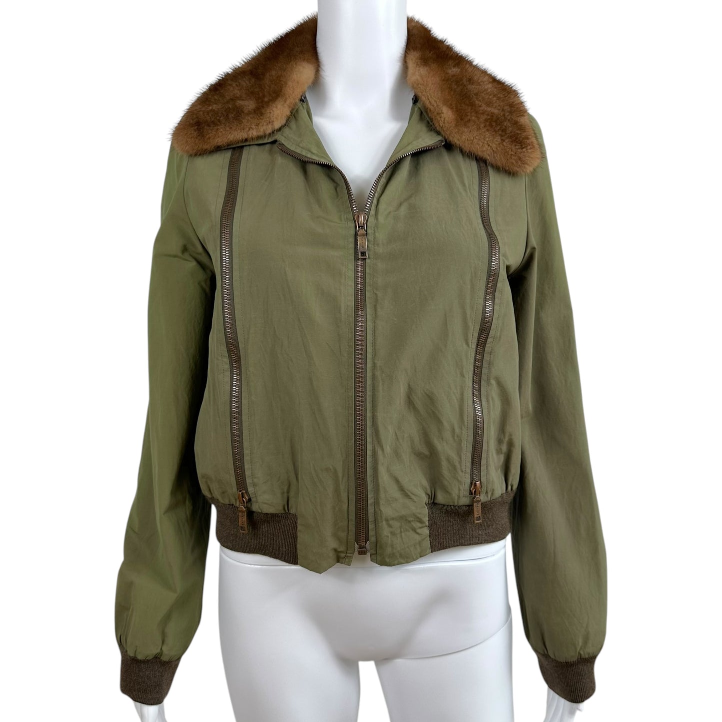 Celine by Michael Kors Fur Trim Bomber Jacket - Outfit Repeater